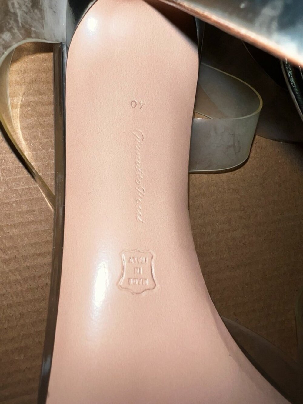 Milan Red  GIANVITO ROSSI Heels - Picture 4 of 5